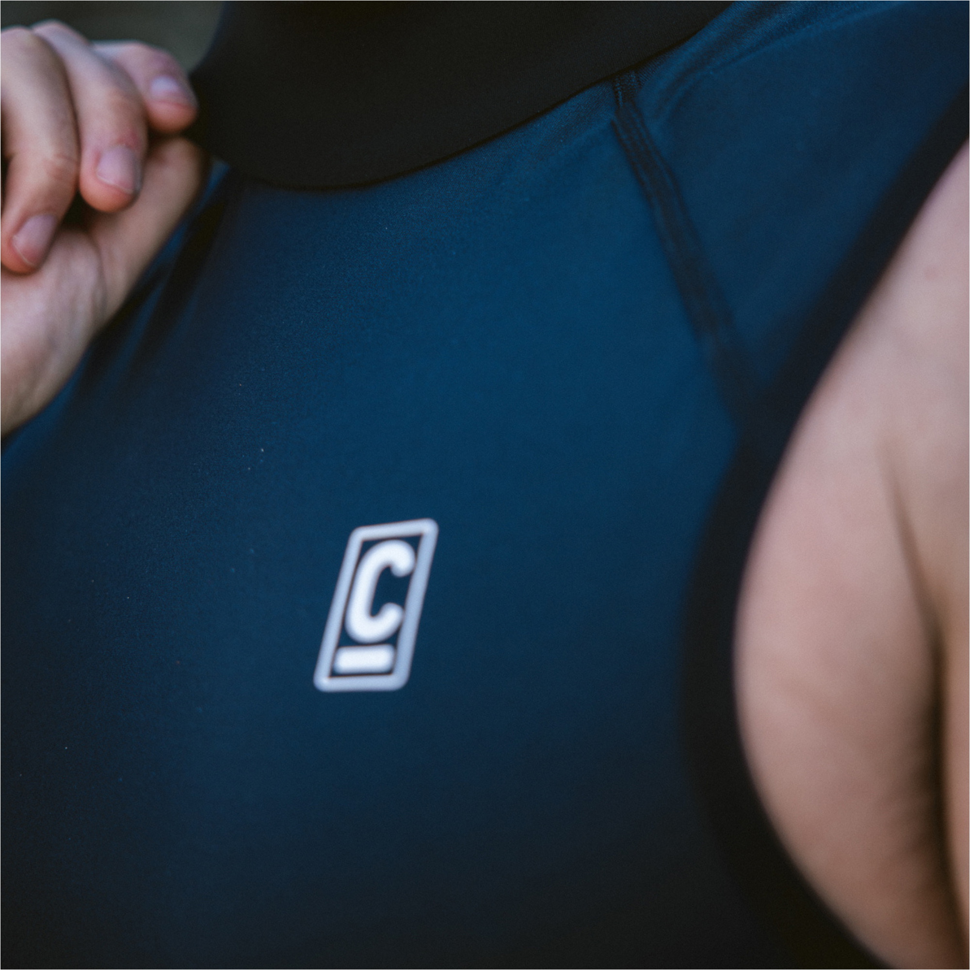 2025 C-Skins Mens Thermal Skins Hooded Vest C-HDIMHC - Black